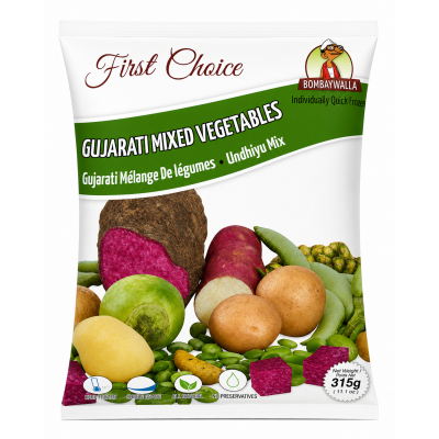 Bppl frozen undhiyu (veg.)mix 12x315gm.