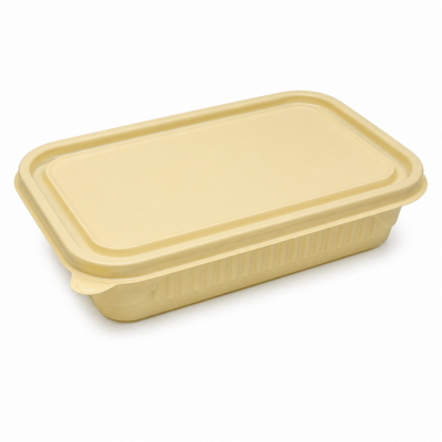 Cs bio takeway box 1000cc (200pc) w/lid