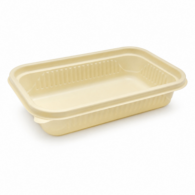 Cs bio takeway box 750cc (300pc) w/lid