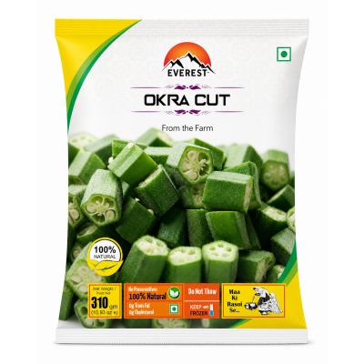 Everest frozen okra cut (bhindi) 12x310gm.