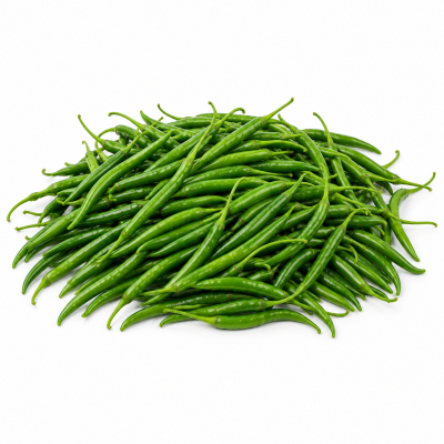 Fresh veg. green chilli 1kg.uganda
