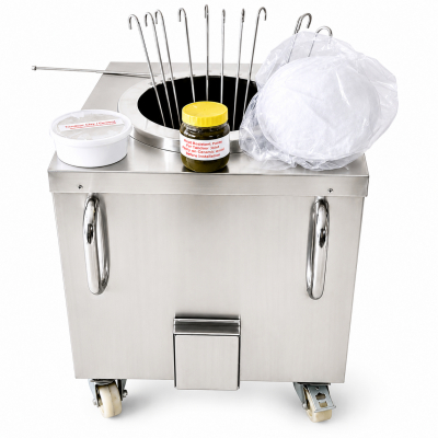 Indian clay oven / tandoor charcoal med. 28-30