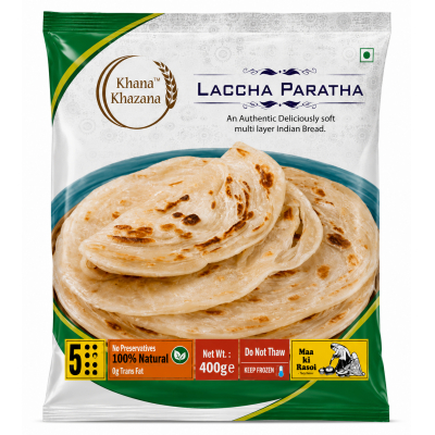 Khana kh. froz. laccha paratha 12x(5pic) 80gm.