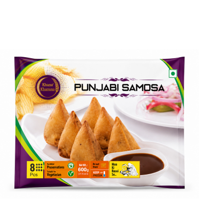 Khana kh.fro. punj. samosa 8x8pc (600gm)