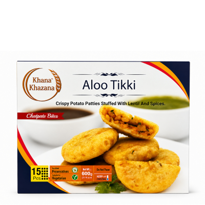 Khana kh.froz. dal aloo tikki (15pc) 12x600gm.