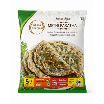 Khana khaz.fro. methi paratha 12x(5pic)400gm