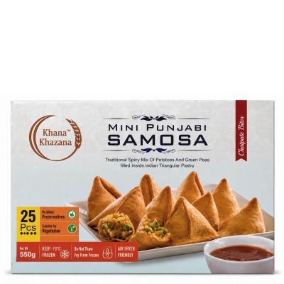 Khana khaz.fro. mini punjabi samosa 8x25pc (20g)