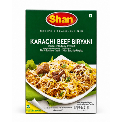 Shan beef biryani masala 6x60gm.