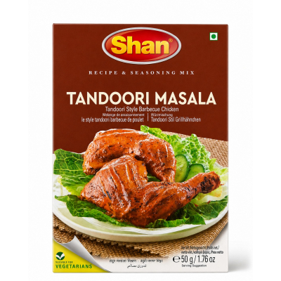 Shan chicken tandoori bbq 6x50gm.