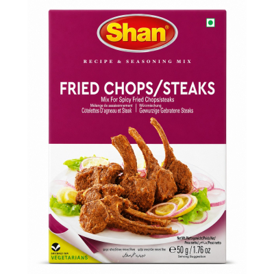 Shan chop/steaks fried mix 6x50gm.
