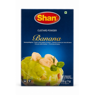 Shan custard powder banana 6x200g