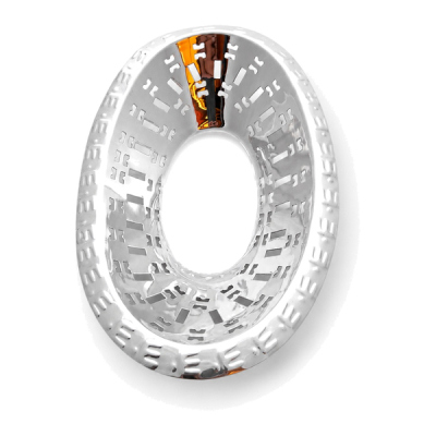Ss bread basket oval jali no.2