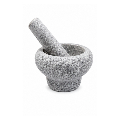 Tumbukan (stone mortar & pestle) 13cm