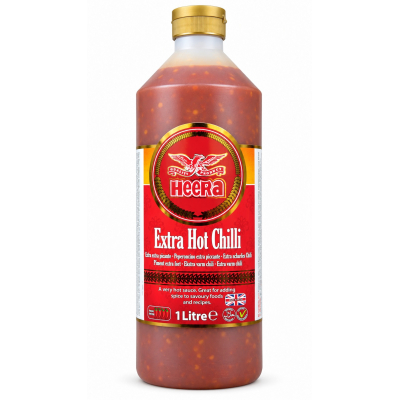 Heera extra hot chilli sauce 1ltr  [10]