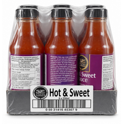 Heera Heera hot & sweet sauce 6x250ml